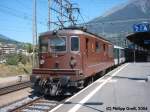 BLS Re 4/4 Nr. 184 in Brig, 28.7.2004