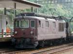 bls - Re 4/4 167 vor Autozug in Goppenstein am 11.09.2008