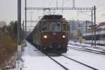 Am 21.12.09 waren dem lzug Kreuzlingen-Altishausen 2 BLS-Re 4/4 (189  Niedergesteln  und 168  Baltschieder ) vorgespannt.