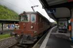 15.05.2010 Interlaken macht Dampf. Nicht gerade unter einem guten Stern (Wettermssig) stand diese Veranstaltung. Sie zog jedoch sehr viele Bahnfans an. Die Re 4/4 191 der BLS brachte mich durchnsst zurck nach Spiez.