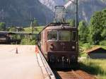 ankunft von autozug in Kandersteg am 21-6-2005.