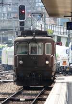 BLS - Re 4/4  177 im Bahnhof Spiez am 01.07.2011