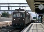 BLS - Re 4/4 175 + Re 4/4 vor Güterzug bei der durchfahrt im Bahnhof Rothrist am 30.03.2014