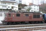 E - Lok Re 4/4  193 STEG ..im Bahnhofsareal von Fribourg am 16.12.2006