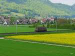 BLS - Lokzug mit der Re 4/4  195 unterwegs bei Niederbipp am 28.04.2015