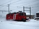 Crossrail Re 4/4 III 113 auf Solofahrt Richtung Norden bei Faido am 10.12.2008