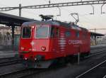 Die Crossrail Re 436 115-0 mit dem Namen  Ivon  kam am Samstag, 15.1.2011, frisch gemacht aus Bellinzona zurck.