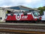 Re 4/4 436 112-7 vor dem Depot der RM/ bls in Oberburg am 07.10.2006