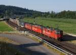 CROSSRAIL: Güterzug mit Dreifachtraktion 436 (ex RM) bei Langenthal am 15.