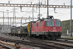 Re 430 368-1 durchfährt den Bahnhof Pratteln. Die Aufnahme stammt vom 06.03.2019.