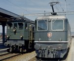 Ae 3/6 II 10453 und Re 4/4 II 11370 ca.