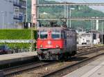 SBB - 430 356-6 auf Lokfahrt im Bahnhof Prattelen am 05.05.2014