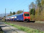 Lenzburg - 31.10.17 : Re 450 000 auf der S3 Aarau - Wetzikon.