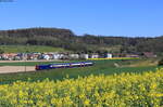 Re 450 044 als S 18943 (Schaffhausen – Uster) bei Rafz 17.4.22