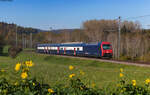 Re 450 112 als S 18948 (Uster - Schaffhausen) bei Lottstetten 27.10.22