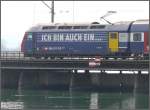 450 001-3 auf dem Damm von Rapperswil.