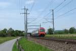 Die S2 18247 am 10.05.2009 kurz vor ihrer Endstation in Ziegelbrcke