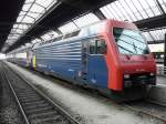 SBB - S-bahn Zrich mit 450 100-3 im Bahnhof von Zrich am 14.03.2009