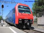 Re 450 013-8  Niederglatt  als S 6 in Herrliberg- Feldmeilen am 30.05.09