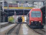 REX nach St.Gallen ausnahmsweise mit Re 450 109-4.