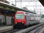 SBB - S-Bahn Zrich Lok 450 106-0 bei einfahrt in das Gleis 51 im Hauptbahnhof Zrich am 07.09.2010