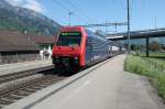 ZVV Dosto von Chur nach Ziegelbrcke am 14.05.12 in Maienfeld