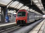 SBB - 450 081-5 bei der einfahrt in den HB Zürich am19.07.2014