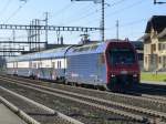 SBB - 450 049-2 als RE Aarau - Zürich bei der durchfahrt in Rupperswil am 26.10.2014