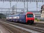 SBB - 450 097-1 unterwegs als RE nach Zürich bei der durchfahrt in Rupperswil am 11.07.2015