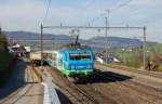 Re 456 096 mit Voralpenexpress am 30.10.2010 in Immensee