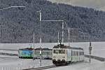 Zuglok Re 456 091 mit der Schublok Re 456 096 brausen mit dem Voralpenexpress bei Altmatt durch die herrliche,frischverschneite Landschaft.Bild vom 11.1.2015