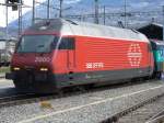 SBB - 460 046-6 im Bahnhof von Brig am 10.03.2007