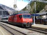 SBB - 460 064-9 im Bahnhof von Goppenstein am 10.03.2007