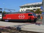 SBB - 460 084-7 im Bahnhof von Spiez am 13.09.2007