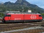 SBB - 460 022-7 im Bahnhofsareal von Brig am 20.09.2007