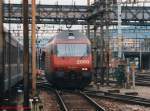 Re 460 052-4 beu Rangierarbeiten am 25.07.1997 in Basel SBB