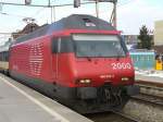 SBB - 460 023-5 im Bahnhof Thun am 28.12.2008