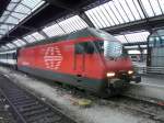 SBB - Lok 460 000-3 im Hauptbahnhof Zrich am 10.01.2010