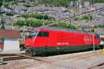 SBB Re 460 ... in Martigny. 24. August 2009