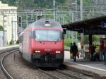 SBB - 460 036-7 vor IR im Bahnhof Martigny am 10.05.2010