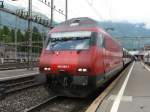 SBB - 460 060-7 vor IR im Bahnhof Arth-Goldau am 29.05.2014