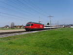 SBB - 460 102-7 als IC unterwegs auf Bern bei Lyssach am 25.03.2017