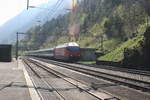 Am Karfreitag 2017 war ich an der Gotthard Nordrampe unterwegs.