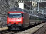 SBB - 460 033-4 im Bahnhof von Goppenstein am 10.03.2007