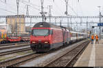 Testfahrten mit RailJet und SBB-EC-Wagen am 7.