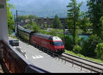 SBB - 460 069-8 mit IR unterwegs in Interlaken am 14.05.2022