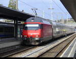 SBB - 460 017-7 bei der einfahrt im Bhf.