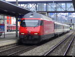 SBB - 460 059-9 mit IC bei der einfahrt im Bhf.