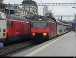 SBB - 460 067-2 mit IR bei der einfahrt im Bhf.