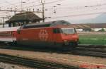 SBB 460 001-1 am 03.05.1999 in Delmont.